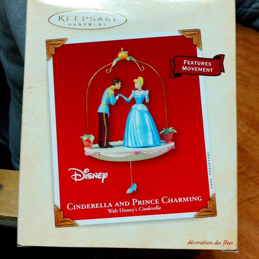 Hallmark keepsake ornament Cinderella and Prince Charming